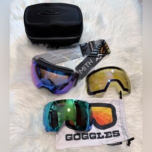 SMITH × DDC I/O MAG XL Snow Googles & ChromaPop Replacement Lenses